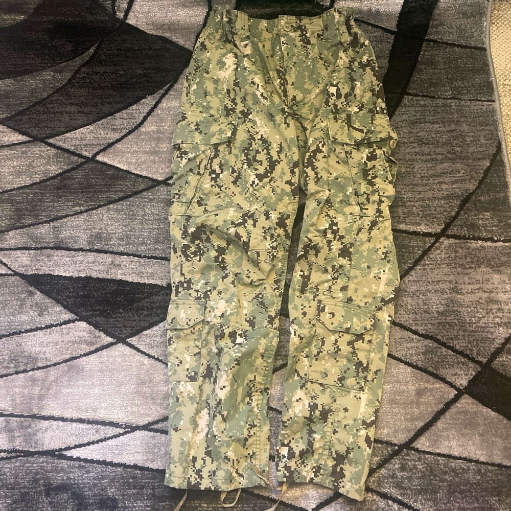 Women's High Rise Camouflage USA Official Uniform Pants